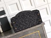 Chanel Medium 25C Hobo Bag Black Tweed 40x30x15cm - 6