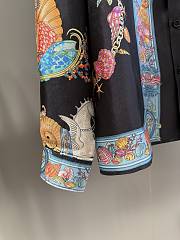 Versace Coral Theatre Silk Shirt - 3
