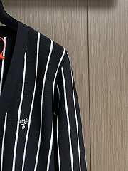 Prada Wool-Blend Stripe Cardigan - 4