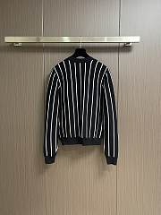 Prada Wool-Blend Stripe Cardigan - 3