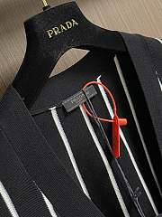 Prada Wool-Blend Stripe Cardigan - 2