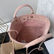 Chanel Deauville Tote Bag Pink 38cm - 3
