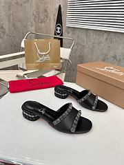 Christian Louboutin Pyramule Black 3cm - 1