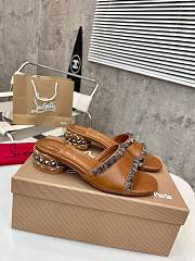 Christian Louboutin Pyramule Brown 3cm - 1
