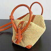 Bottega Veneta Loop Top Handle Burned Orange 21x12x13cm - 4