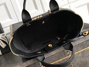 Chanel Deauville Tote Bag With Crochet Black 38cm - 4