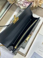 Dior 30 Montaigne Top Handle Bag Blue 25x13x4.5cm - 4