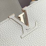 Louis Vuitton LV Capucines BB White Bag 27x17.3x9cm - 5