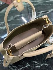 Prada Small Lined Bag Saffiano Leather Grey 31x23x14cm - 4