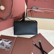 Loro Piana L19 Bag Black Silver 19x11x6.5cm - 4