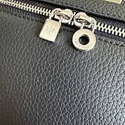 Loro Piana L19 Bag Black Silver 19x11x6.5cm - 2