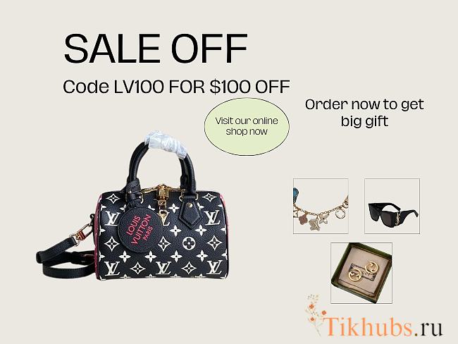 LV Speedy Bandoulière 20 Black Size 20.5 x 13.5 x 12 cm - 1