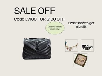 YSL Loulou Small Chain Black Bag 23 x 17 x 9 cm