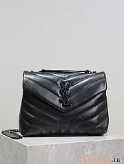 YSL Loulou Small Chain Black Bag 23 x 17 x 9 cm - 2