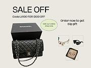 Chanel Flap Bag Caviar in Black 25cm with Sliver Hardware - 1