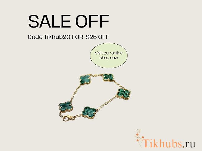 Van Cleef & ArPels Alhambra Bracelet Green - 1