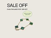 Van Cleef & ArPels Alhambra Bracelet Green - 1