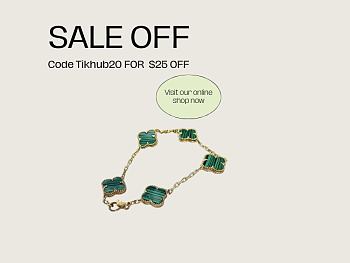 Van Cleef & ArPels Alhambra Bracelet Green