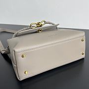 Bottega Veneta Small Ciao Ciao Bag Grey Gold 26x19x10.5cm - 5