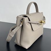 Bottega Veneta Small Ciao Ciao Bag Grey Gold 26x19x10.5cm - 4