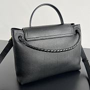 Bottega Veneta Small Ciao Ciao Bag Black Gold 26x19x10.5cm - 3