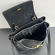 Bottega Veneta Small Ciao Ciao Bag Black Gold 26x19x10.5cm - 4