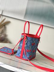 Louis Vuitton LV x TM Neverfull Inside Out BB Cherry 26.5x16.5x11cm - 5