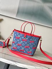 Louis Vuitton LV x TM Neverfull Inside Out BB Cherry 26.5x16.5x11cm - 3