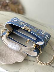 Louis Vuitton LV Capucines BB Bag Denim 27x18x9cm - 6