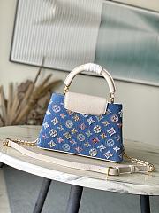 Louis Vuitton LV Capucines BB Bag Denim 27x18x9cm - 4