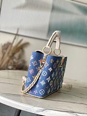 Louis Vuitton LV Capucines BB Bag Denim 27x18x9cm - 3