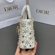 Dior Mini Bag Satin White 17x15x7cm - 4