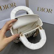 Dior Mini Bag Satin White 17x15x7cm - 5