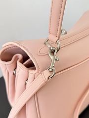 Balenciaga Rodeo Small Handbag Pink Smooth 27x8x21cm - 5