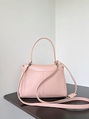 Balenciaga Rodeo Small Handbag Pink Smooth 27x8x21cm - 4