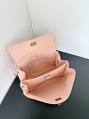 Balenciaga Rodeo Small Handbag Pink Smooth 27x8x21cm - 2