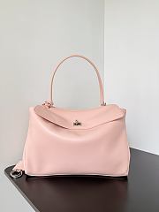 Balenciaga Rodeo Medium Handbag Pink Smooth 34x11x24cm - 1