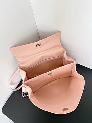 Balenciaga Rodeo Medium Handbag Pink Smooth 34x11x24cm - 4