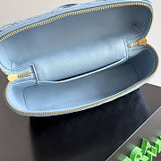 Bottega Veneta Bang Bang Bag Blue Suede 22x12.5x5cm - 3