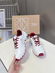 Loewe x On Cloudventure White Red Sneaker - 4
