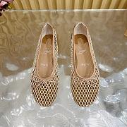 Christian Louboutin Sweetie Jane Mesh Ballerinas Beige - 3