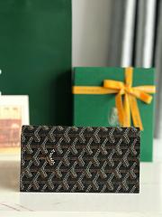 Goyard Saint-Lambert Wallet Black 17.5x10x2cm - 3