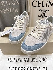 Golden Goose Ball Star LTD Suede Denim Sneaker - 3