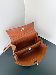 Balenciaga Rodeo Small Handbag Brown Smooth 27x8x21cm - 3