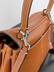 Balenciaga Rodeo Small Handbag Brown Smooth 27x8x21cm - 2