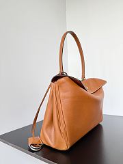 Balenciaga Rodeo Medium Handbag Brown Smooth 34x11x24cm - 3