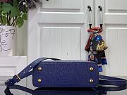 Louis Vuitton LV Mini Capucines Blue Ostrich 21x14x8cm - 3