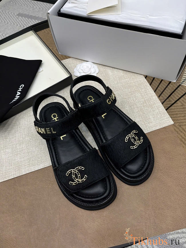 Chanel Black Sandal 09 - 1