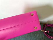 Valentino Garavani One Stud Flap Leather Pink Handbag 24x18x10cm - 4