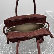 Jacquemus Turismo Small Soft Bowling Bag Brown 26x16x11cm - 3